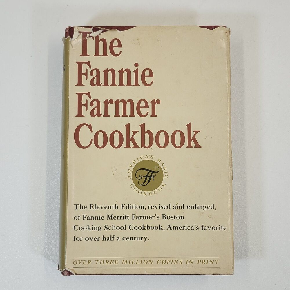 The Fannie Farmer Baking Cookbook 1965 11th Edition HB DJ Revised Wilma Perkins